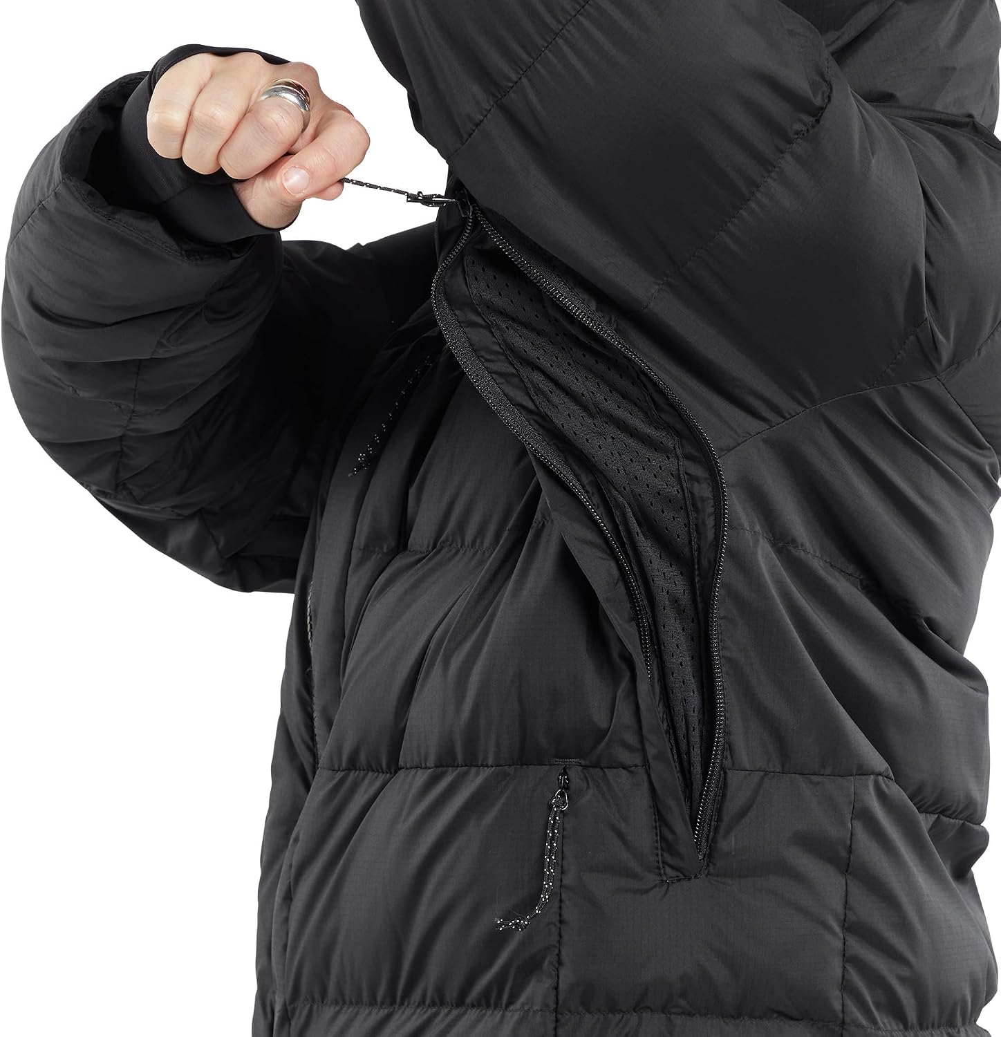 Volcom Women's Puffleup Snowboard Ski Puffer Winter Jacket Black S4
