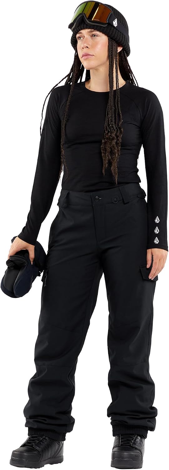 Volcom Women's Wildling Snowboard Ski Pant Black S4