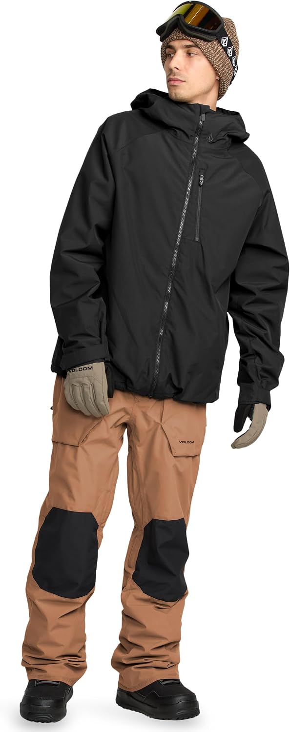 Volcom Men's 2836 Insulated Snowboard Jacket Onyx