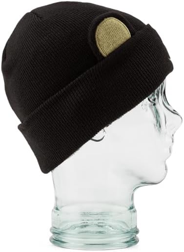 Volcom Girls' Snow Creature Rollover Beanie Black S4