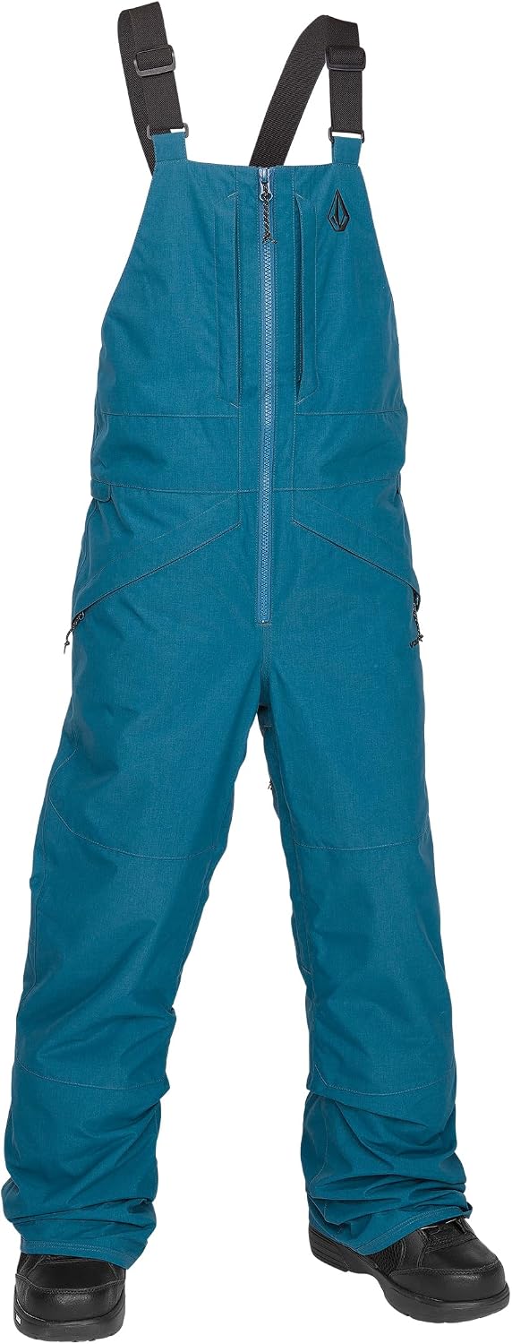 Volcom Boys' Youth Barkley Bib Overall Snowboard Pant Cobalt