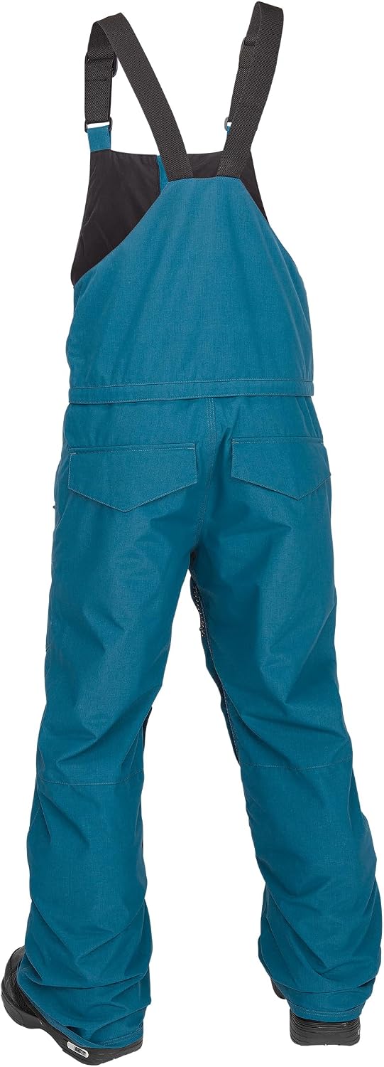 Volcom Boys' Youth Barkley Bib Overall Snowboard Pant Cobalt
