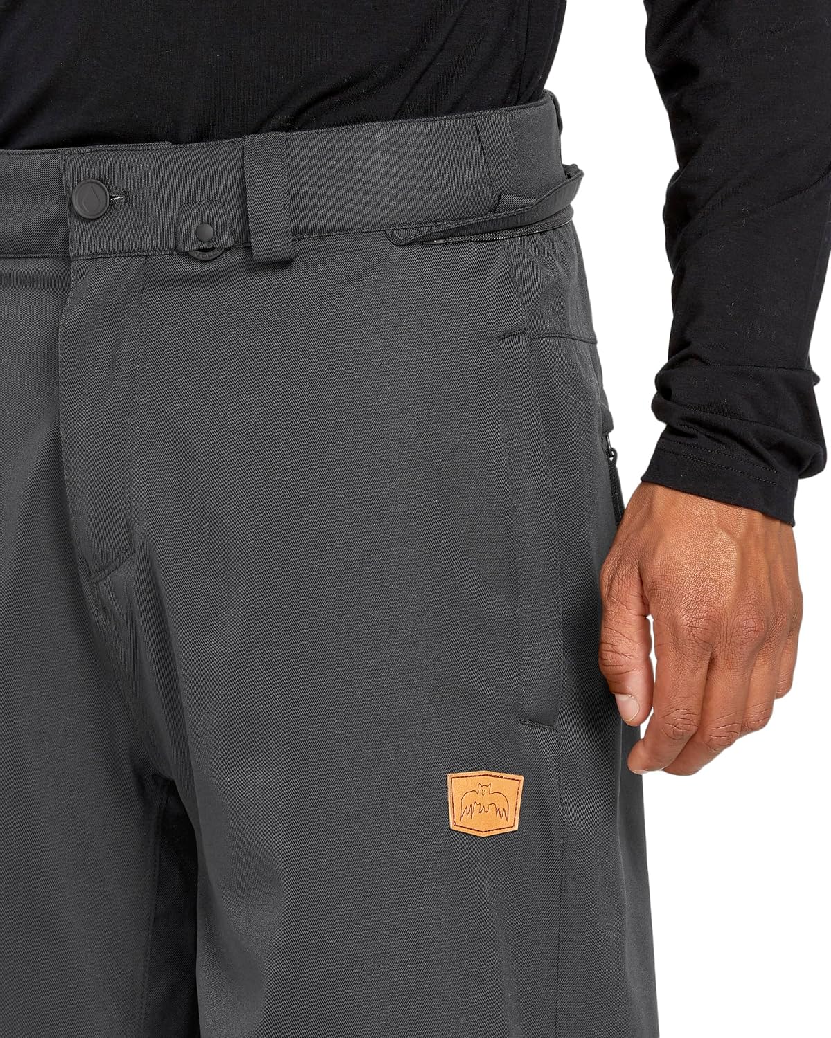 Volcom Men's Arthur Longo 20k Baggy Fit Snowboard Ski Pant Black