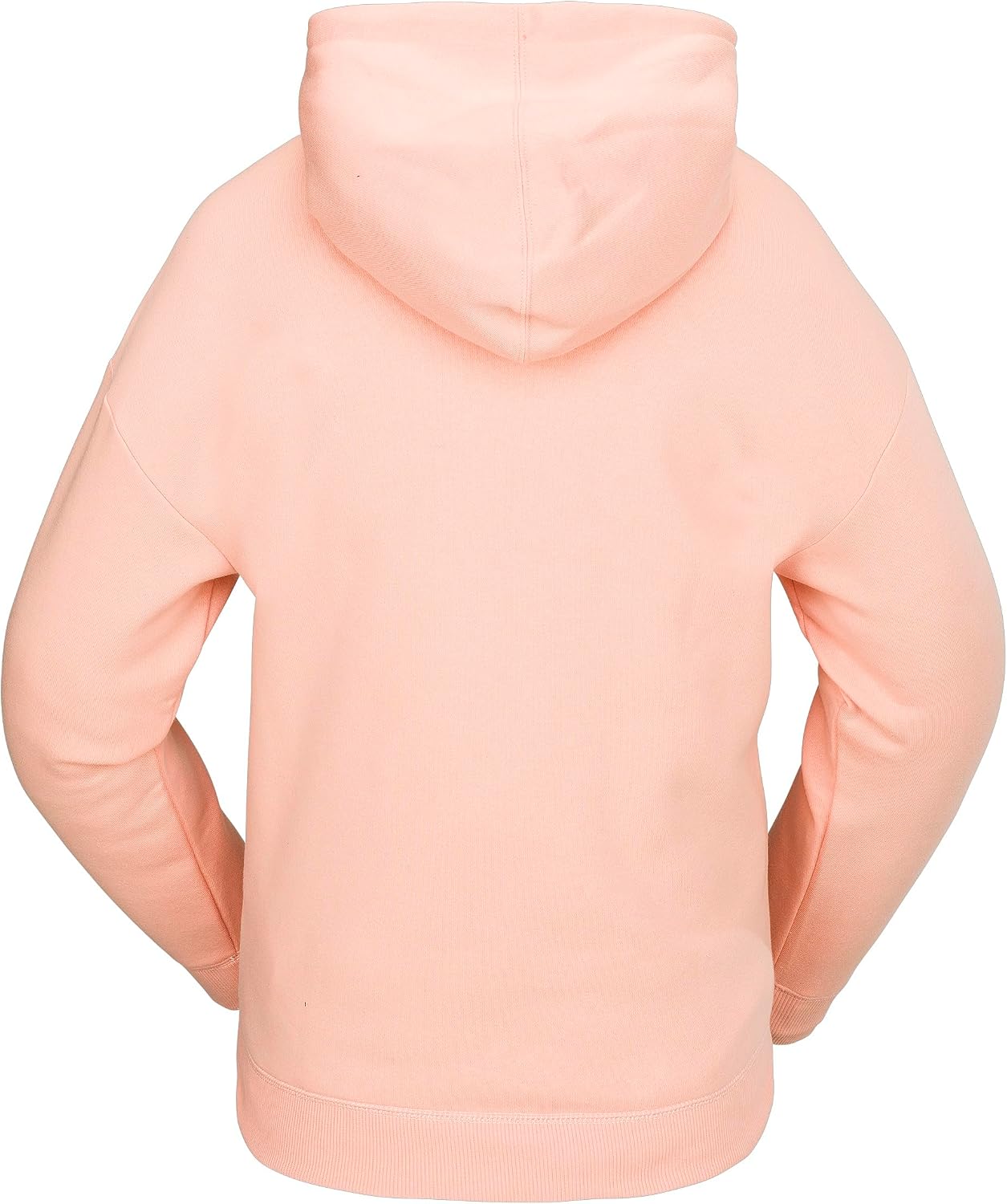 Volcom Women's Essential Hooded Snowboard Riding Fleece Hoodie Coral Haze S5