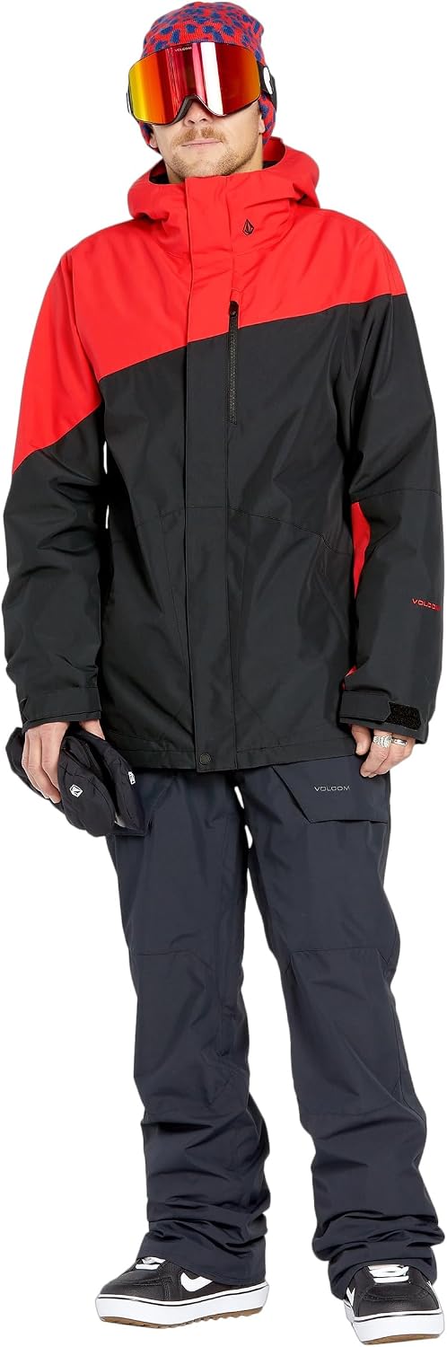 Volcom Men's Primry Shell Snowboard Winter Ski Jacket Crimson