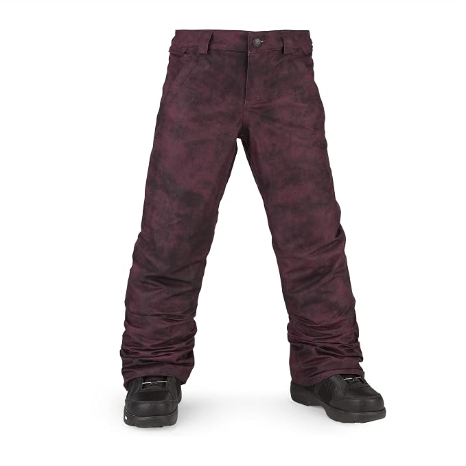 Volcom Girl's Frochickidee Insulated Snowboard Pant Acid Merlot