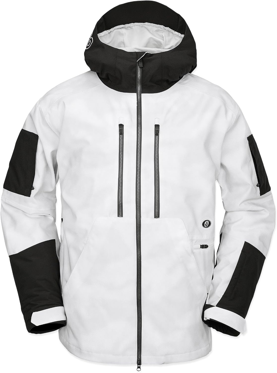 Volcom Men's Wfo Insulated Snowboard Ski Baggy Fit Winter Jacket White Camo S5