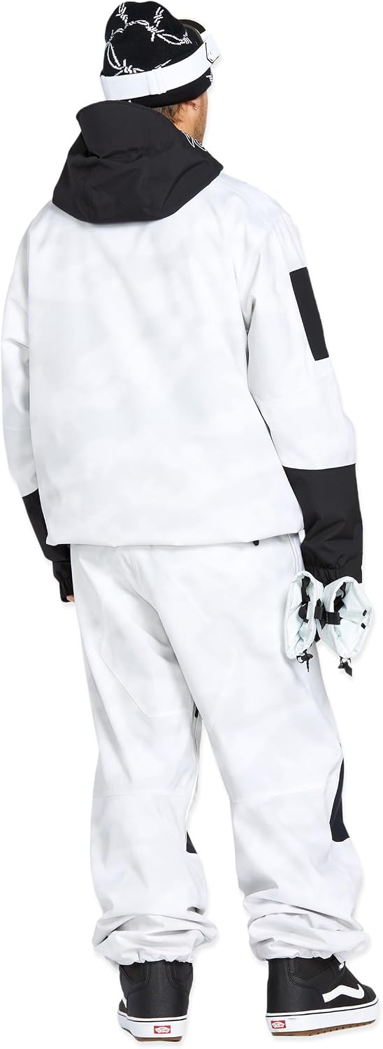 Volcom Men's Wfo Insulated Snowboard Ski Baggy Fit Winter Jacket White Camo S5