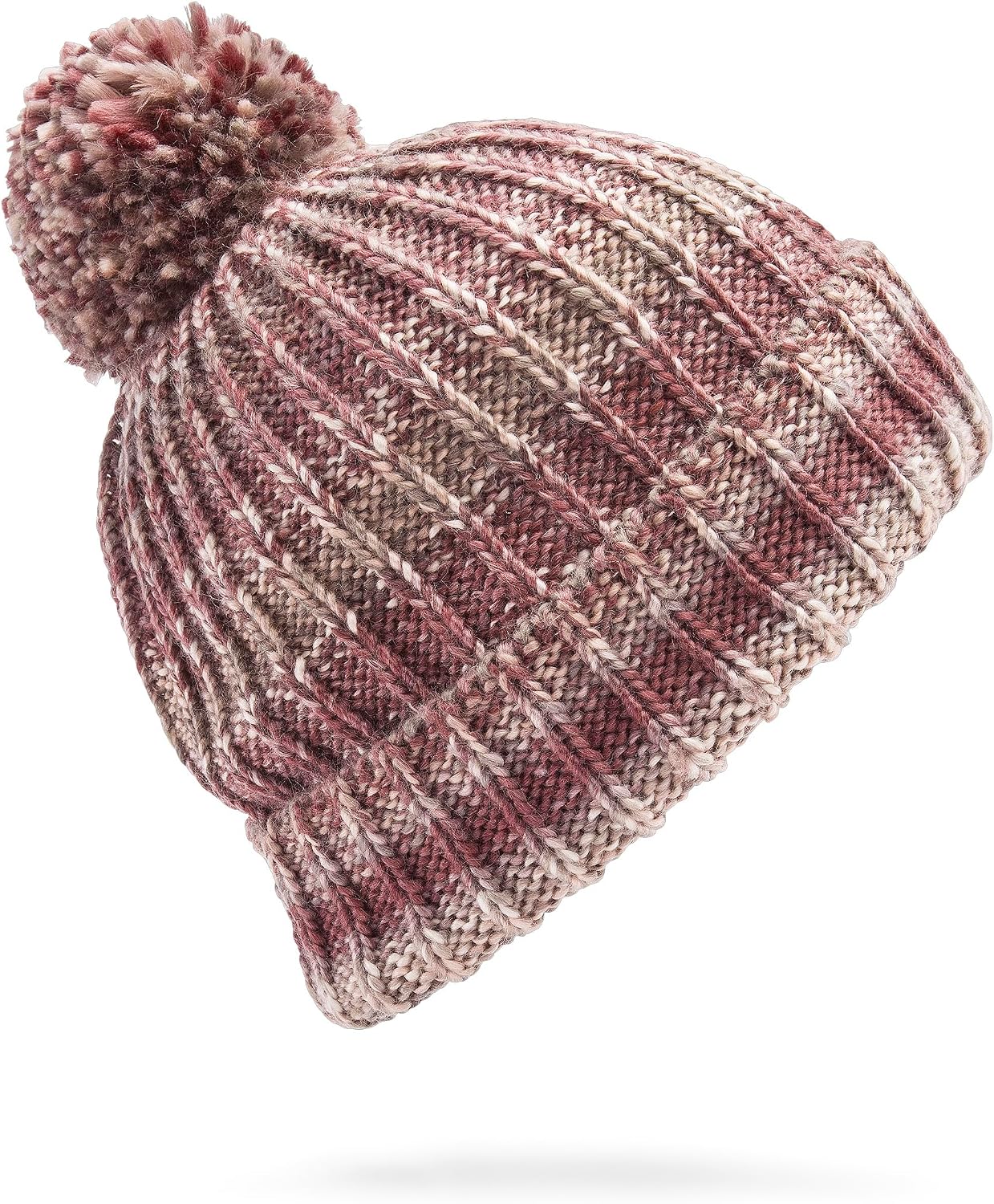 Volcom Women's V.co Lyra Snowboard Ski Beanie Burgundy S5