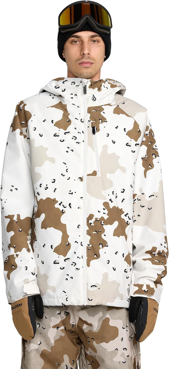 Volcom Men's 2836 Insulated Snowboard Jacket White