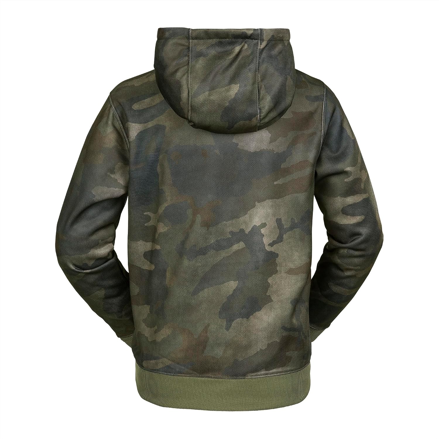 Volcom Boys' Youth Hooded Riding Fleece Sweatshirt Cloudwash Camo S4