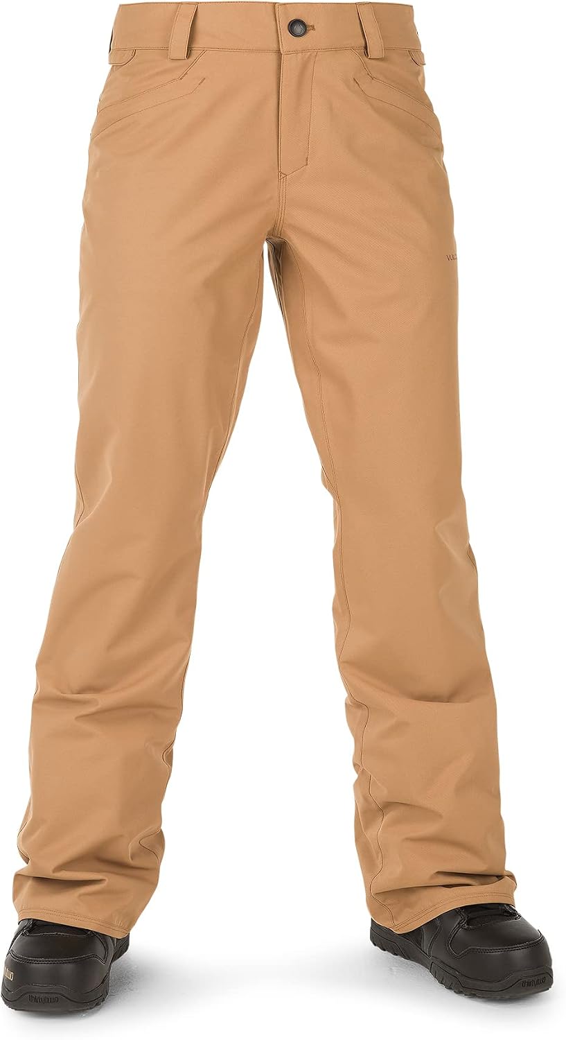 Volcom Women's Hallen Modern Fit Snowbaord Pant Caramel S3