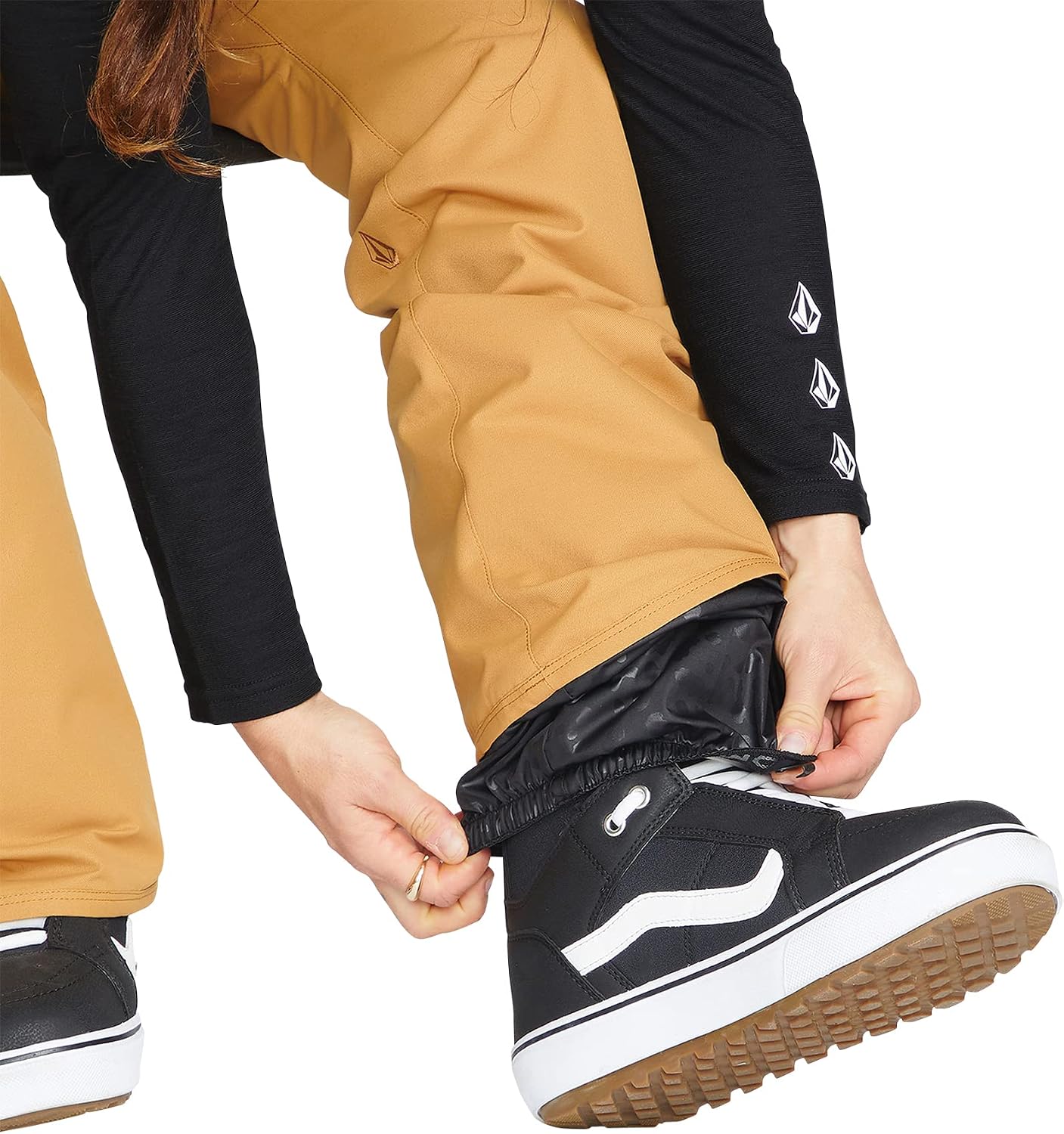 Volcom Women's Hallen Modern Fit Snowbaord Pant Caramel S3