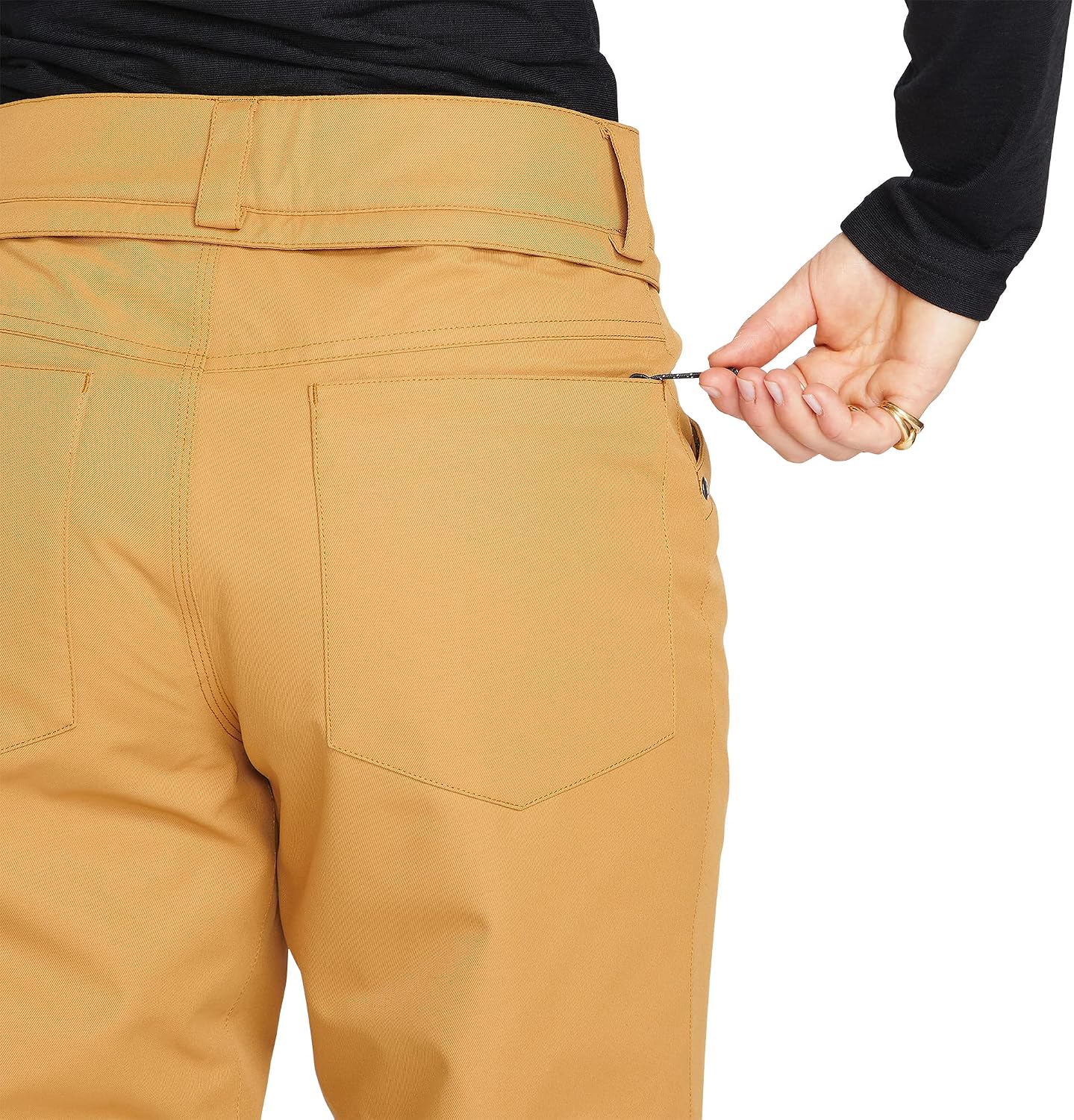 Volcom Women's Hallen Modern Fit Snowbaord Pant Caramel S3