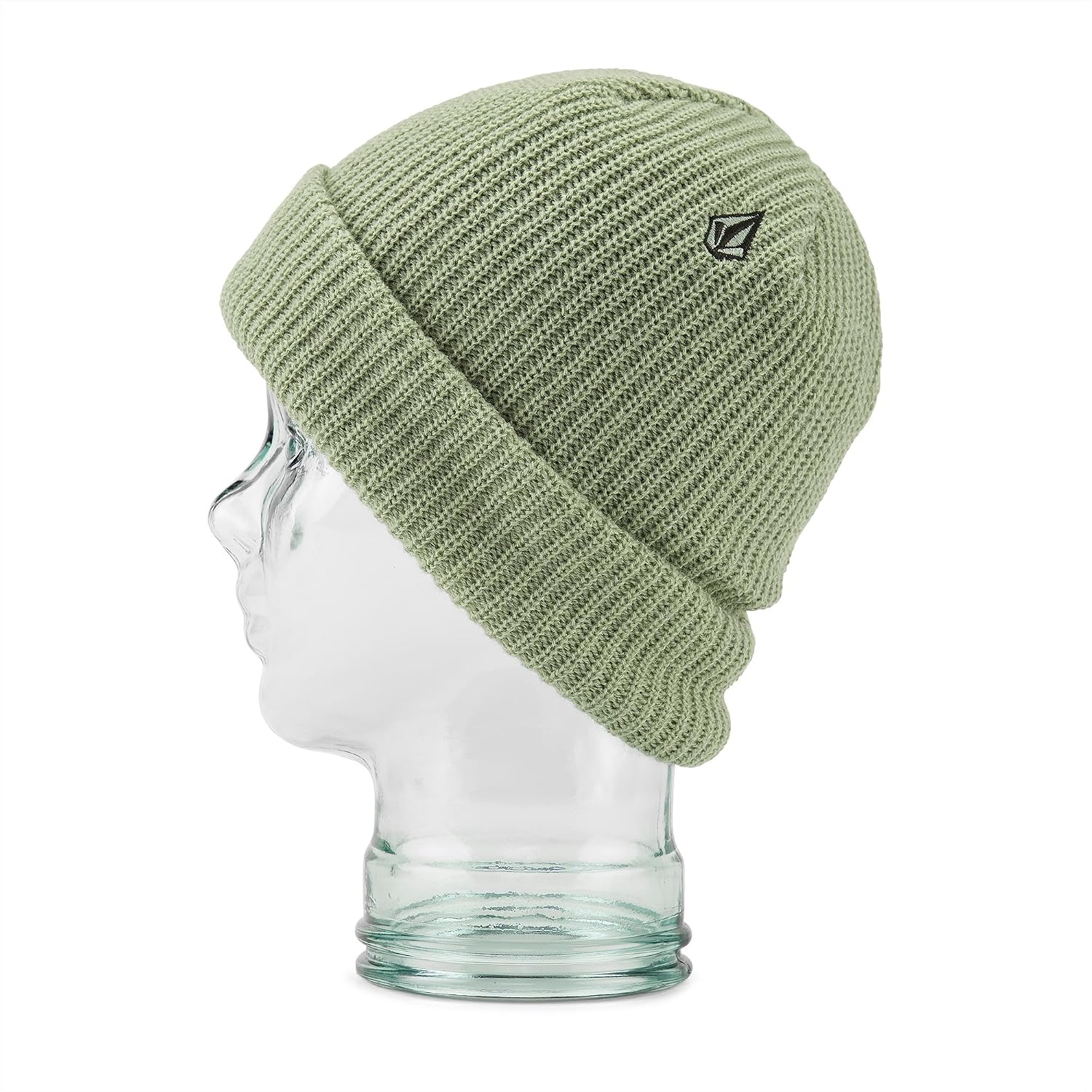 Volcom Men's Sweep Skull Fit Snow Beanie Light Military S4