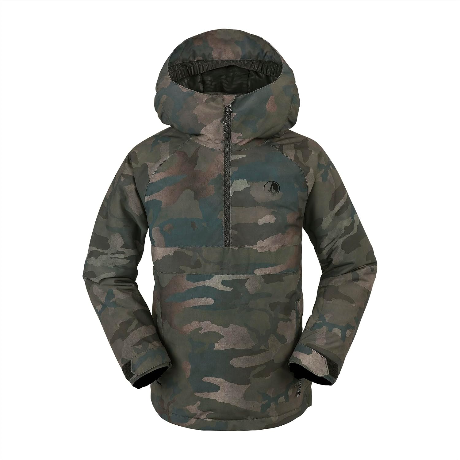 Volcom Boys' Sluff Insulated Snowboard Winter Jacket Cloudwash Camo S4