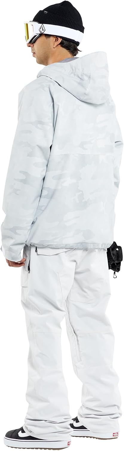 Volcom Men's 2836 Insulated Snowboard Jacket White Camo