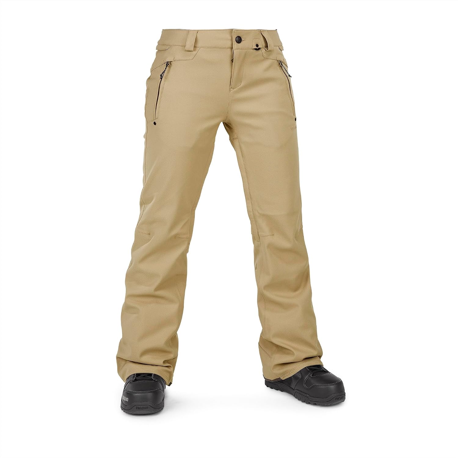 Volcom womens Species Stretch Snowboard Ski Pant Dark Khaki S4