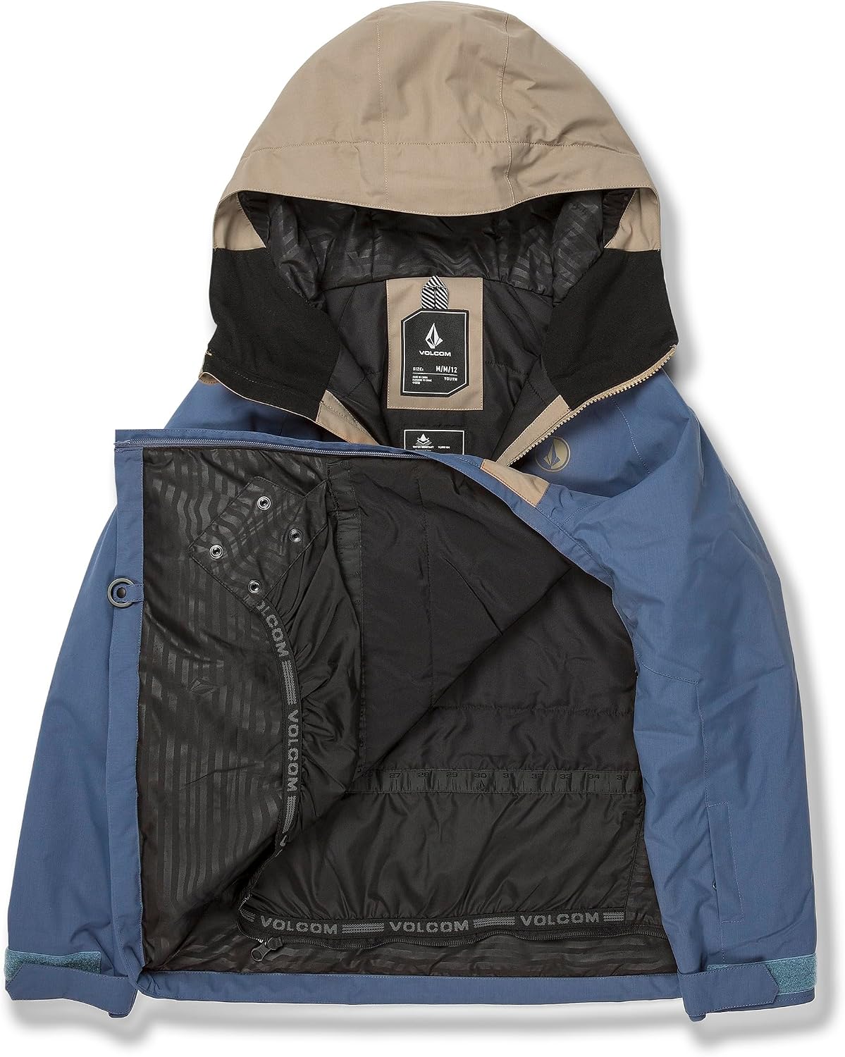 Volcom Boys' Sluff Insulated Snowboard Winter Jacket Indigo S5
