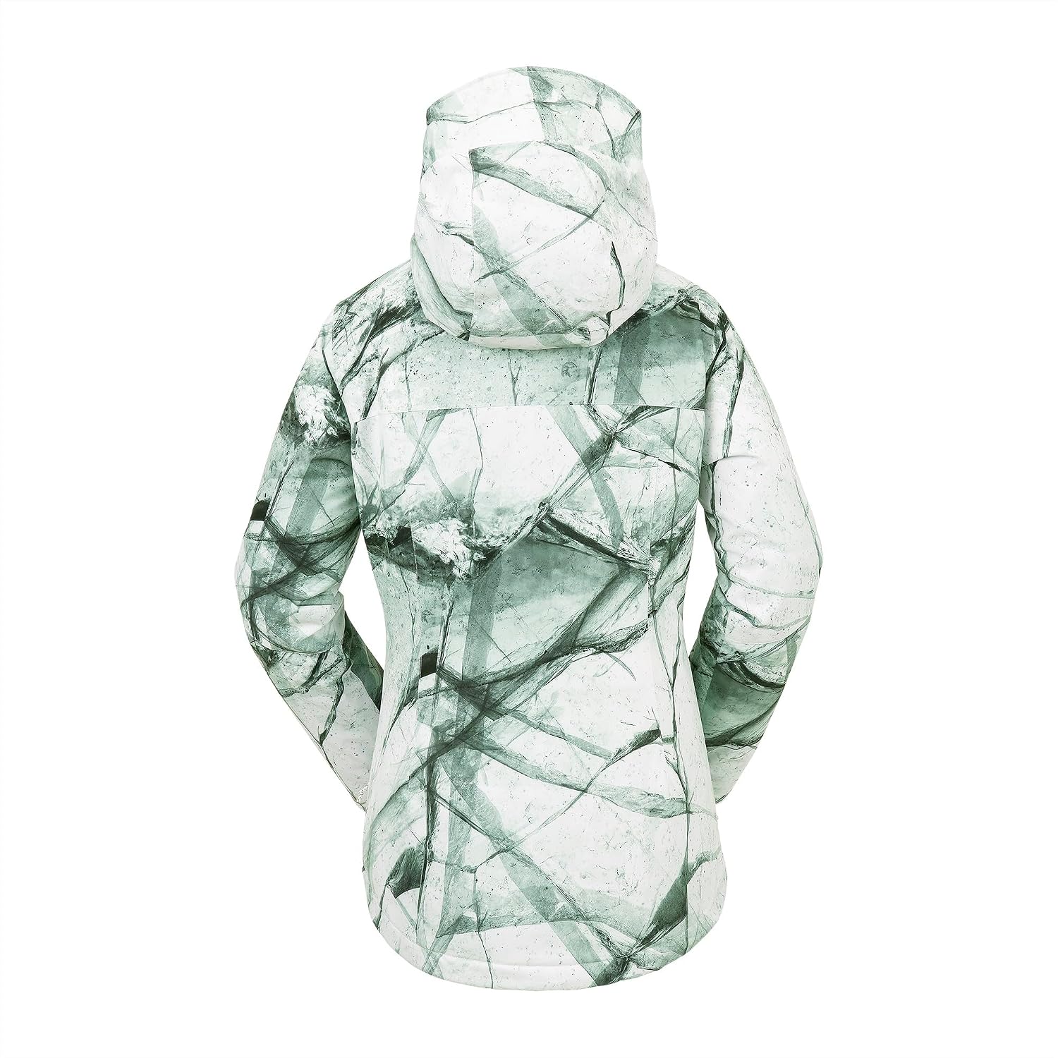 Volcom Women's Bolt Insulated Snowboard Ski Winter Hooded Jacket White Ice S4