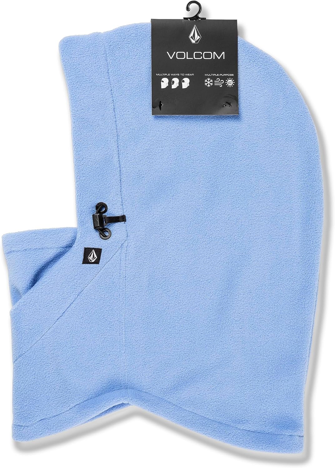 Volcom Women's V-scout Pullover Neck Warmer Hood Snowboard Ski Crystal Blue S5