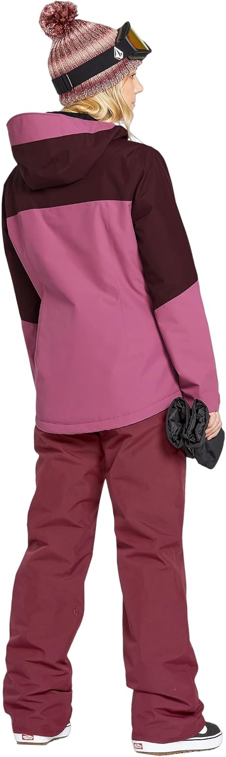Volcom Women's Bolt Insulated Snowboard Ski Winter Hooded Jacket Blurred Violet