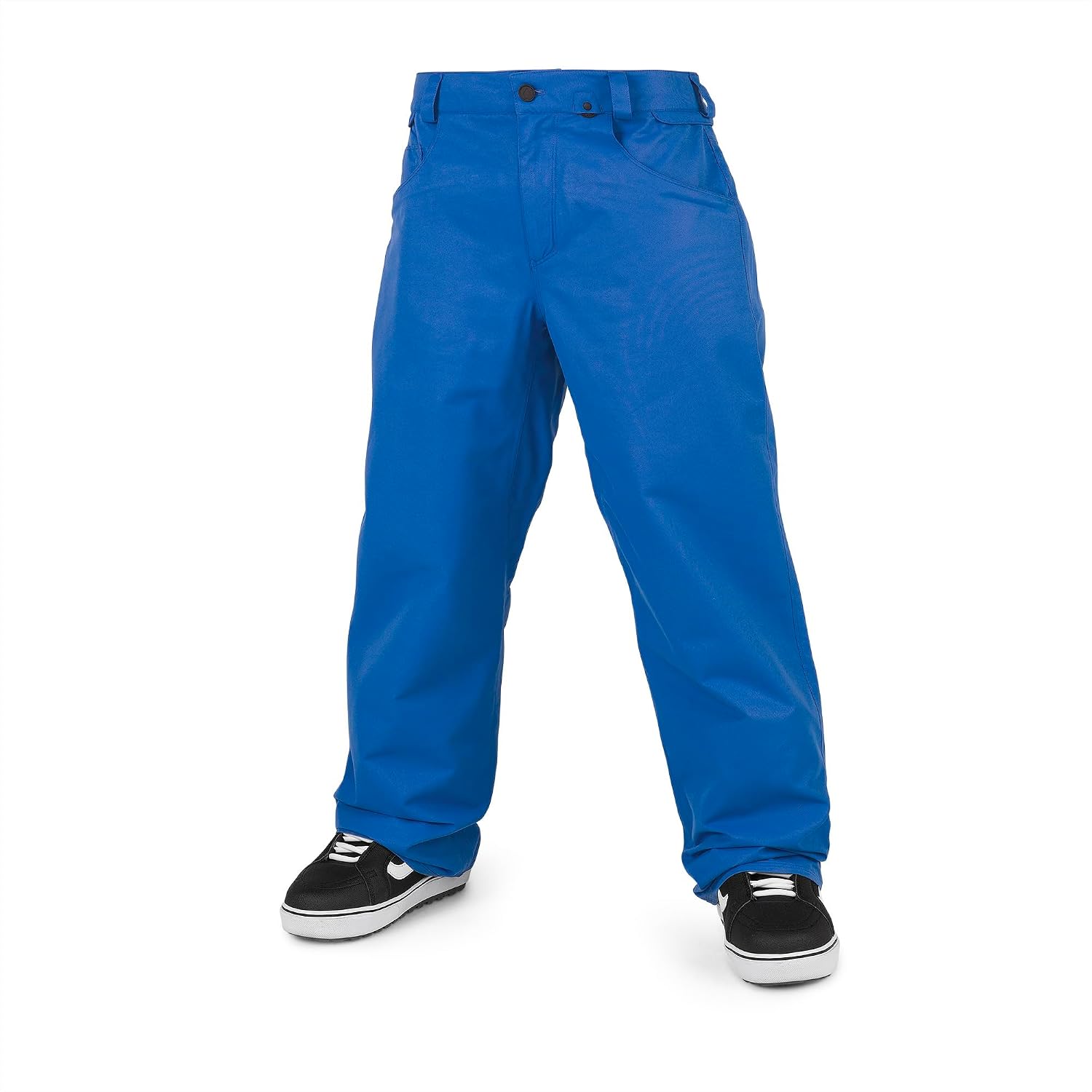 Volcom Men's 5-pocket Snowboard Pant, 10k Waterproof Ski Snow Pants, Sealed Seams Electric Blue S4