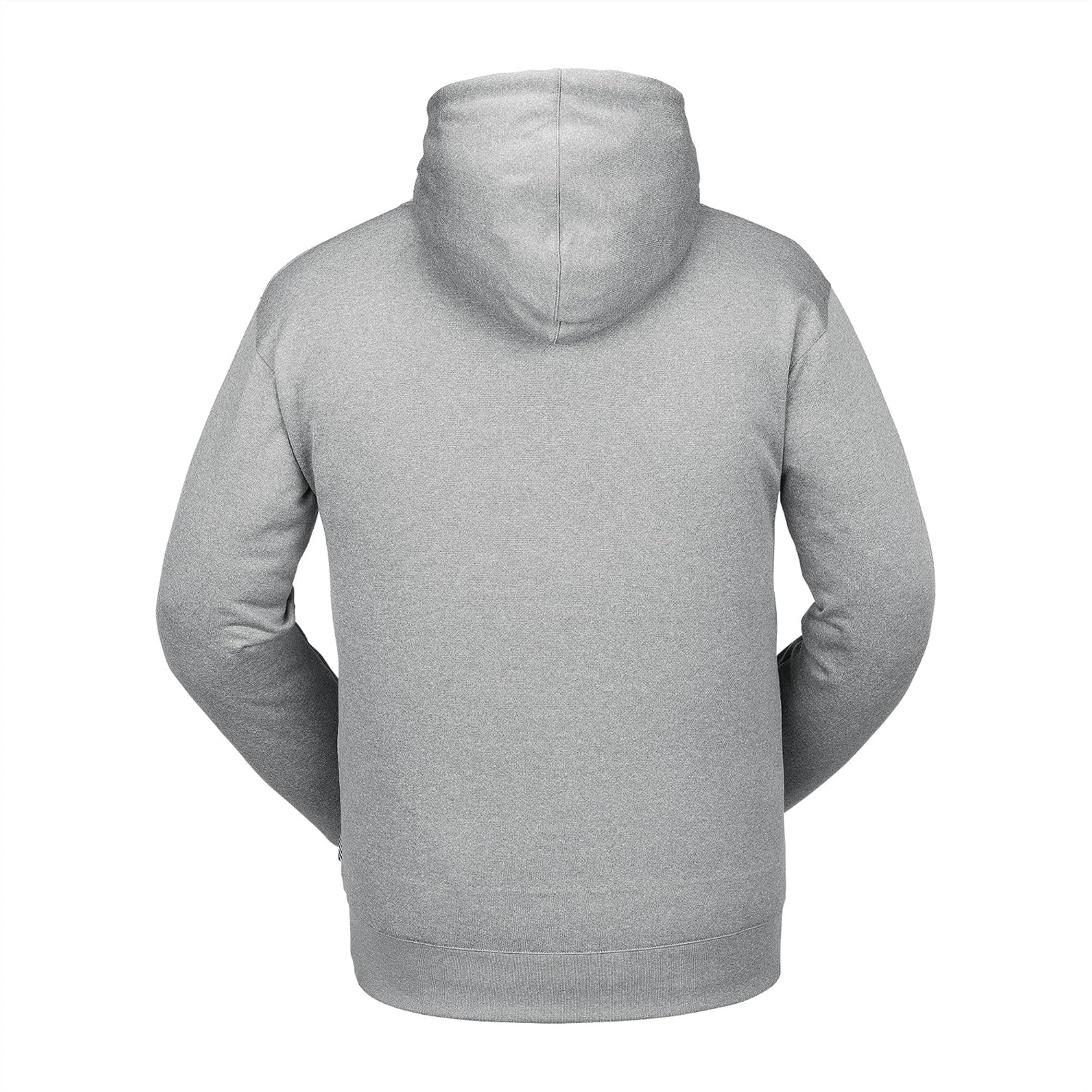 Volcom Men's Hydro Fleece Riding Hoodie – Water-repellent Sweatshirt With Storm Hood & Thumbholes Heather Grey S4