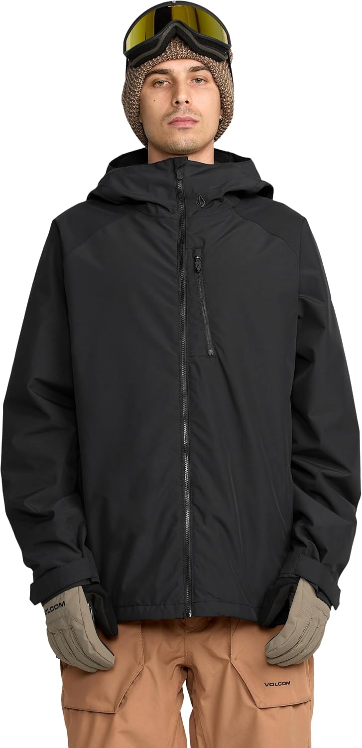 Volcom Men's 2836 Insulated Snowboard Jacket Onyx