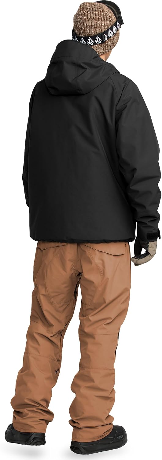 Volcom Men's 2836 Insulated Snowboard Jacket Onyx