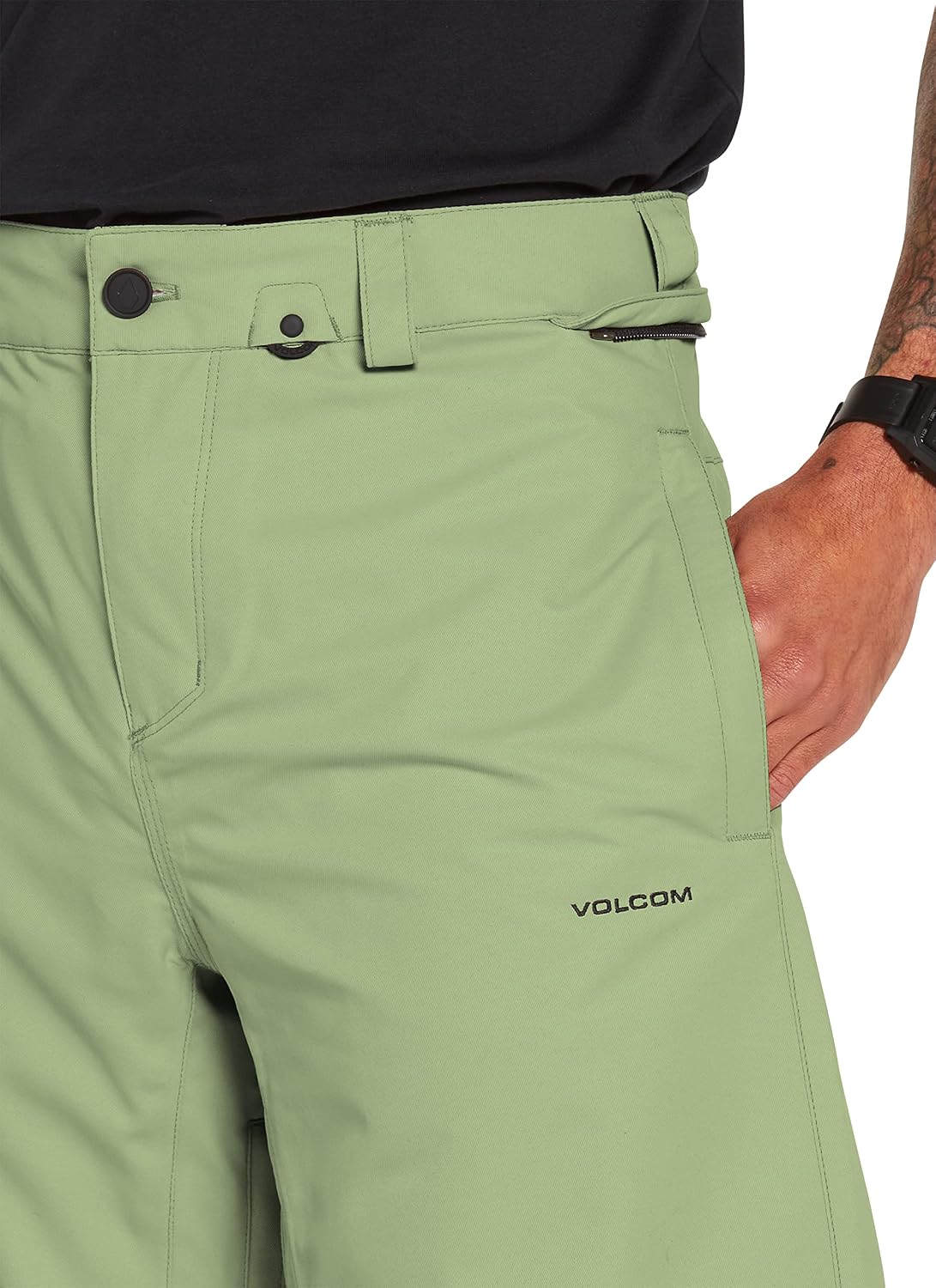 Volcom Men's Arthur Longo 20k Baggy Fit Snowboard Ski Pant Jade