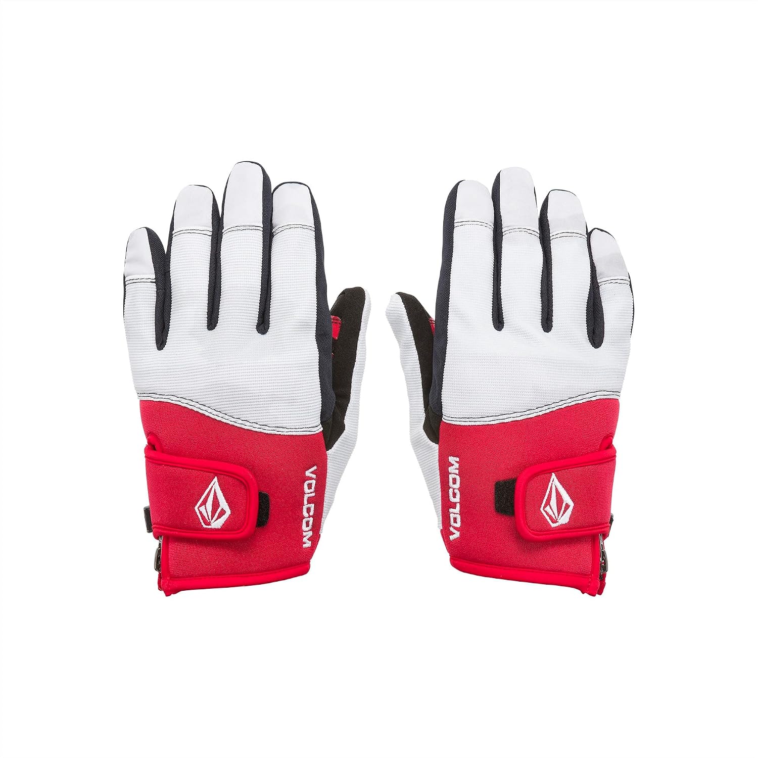 Volcom Mens Crail Pipe Park Lightweight Snowboard Glove White Camo S4