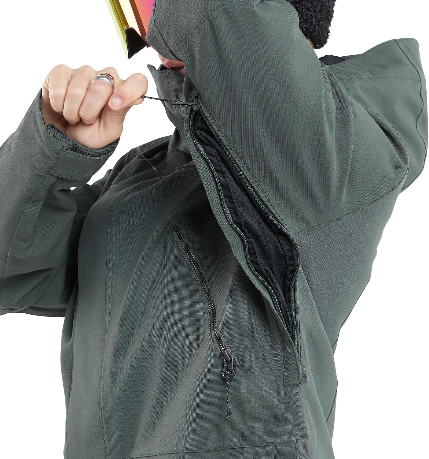 Volcom Women's Shadow Insulated Snowboard Ski Winter Hooded Jacket Eucalyptus S4