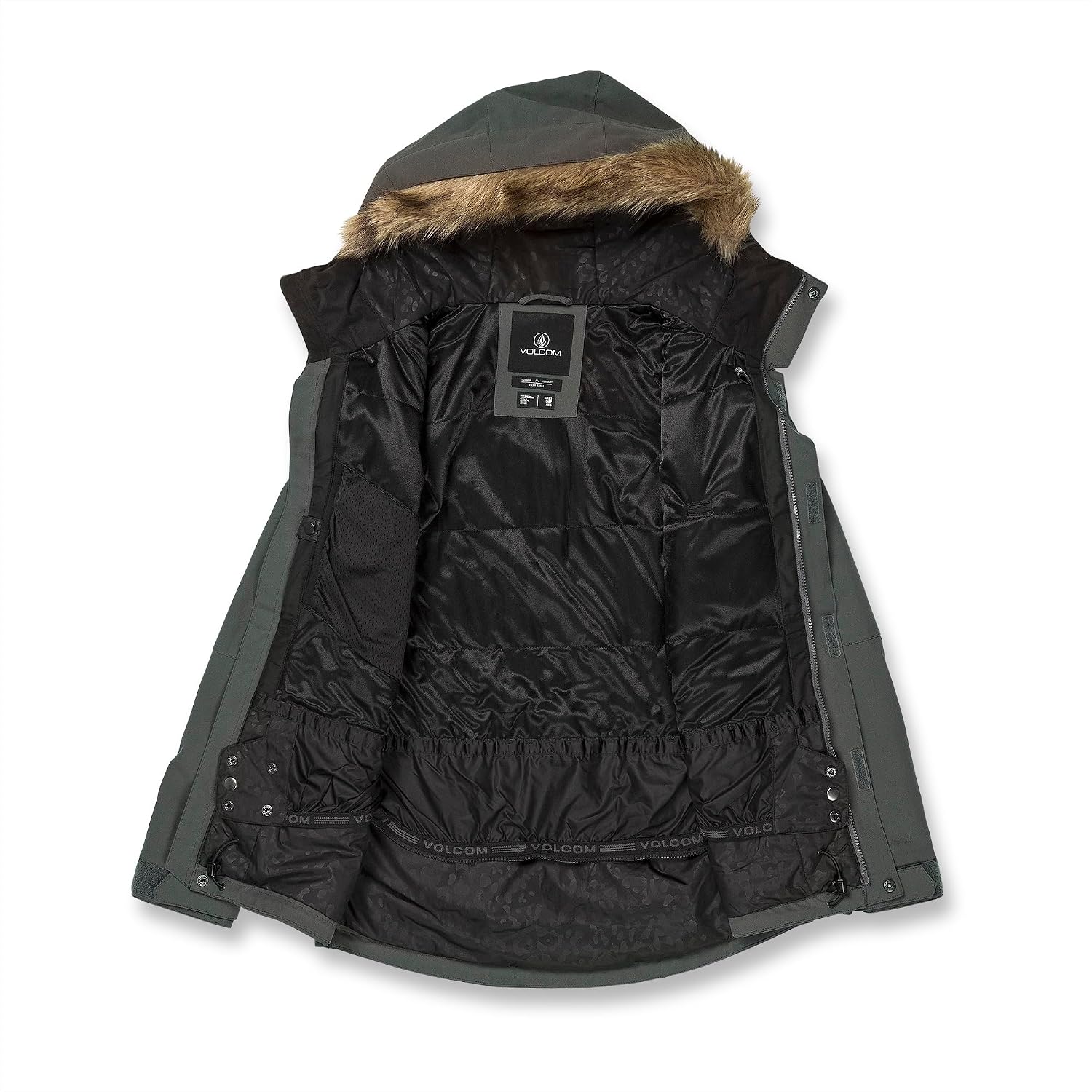 Volcom Women's Shadow Insulated Snowboard Ski Winter Hooded Jacket Eucalyptus S4