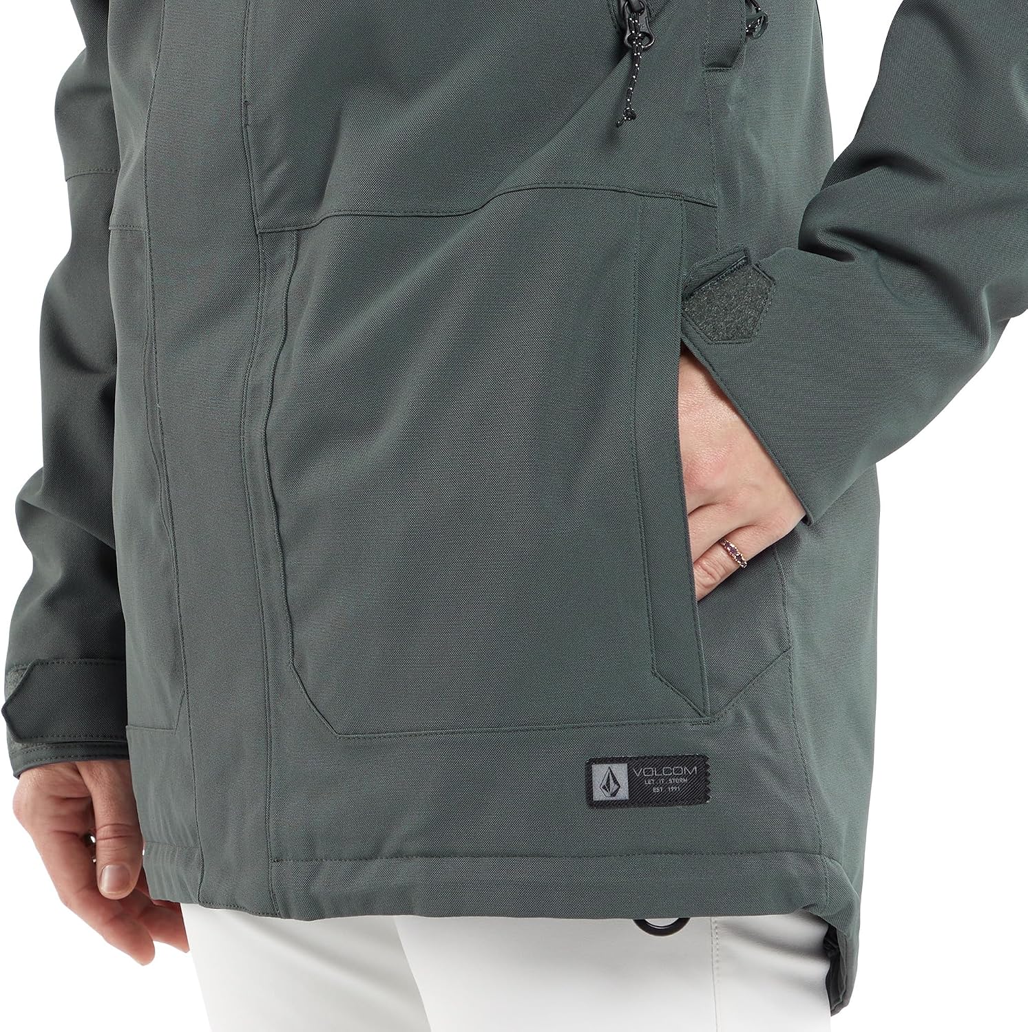 Volcom Women's Shadow Insulated Snowboard Ski Winter Hooded Jacket Eucalyptus S4