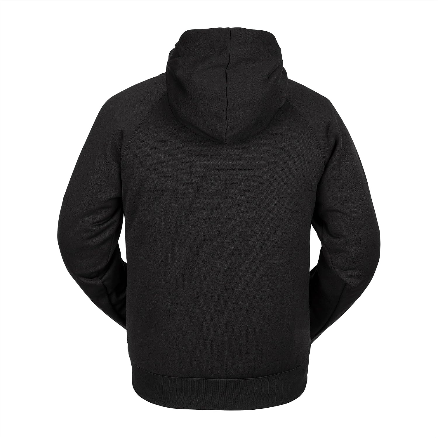 Volcom Men's Hydro Fleece Riding Hoodie – Water-repellent Sweatshirt With Storm Hood & Thumbholes Black S4