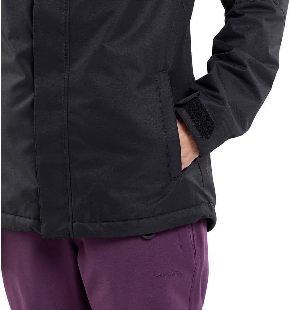 Volcom Women's Bolt Insulated Snowboard Ski Winter Hooded Jacket Black S4