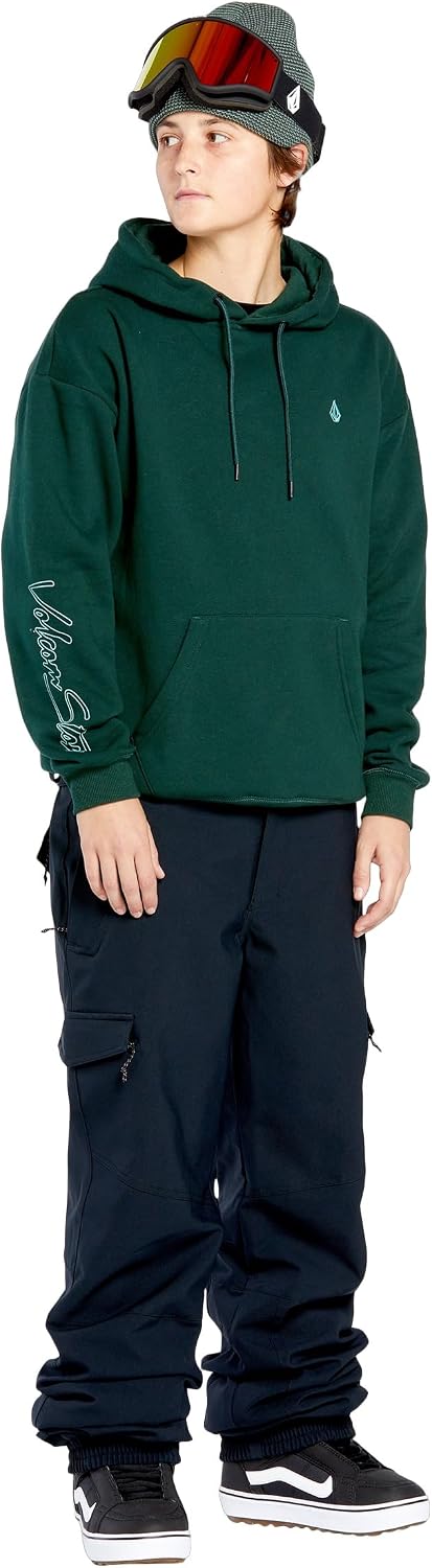 Volcom Women's Essential Hooded Snowboard Riding Fleece Hoodie Scarab S5