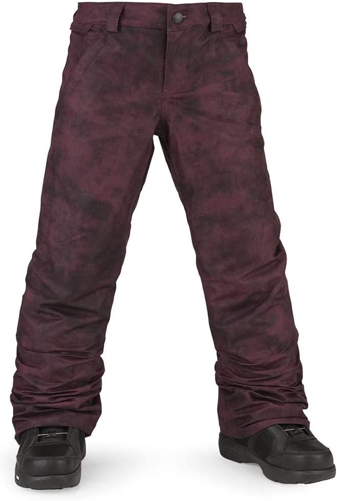 Volcom Girl's Frochickidee Insulated Snowboard Pant Acid Merlot