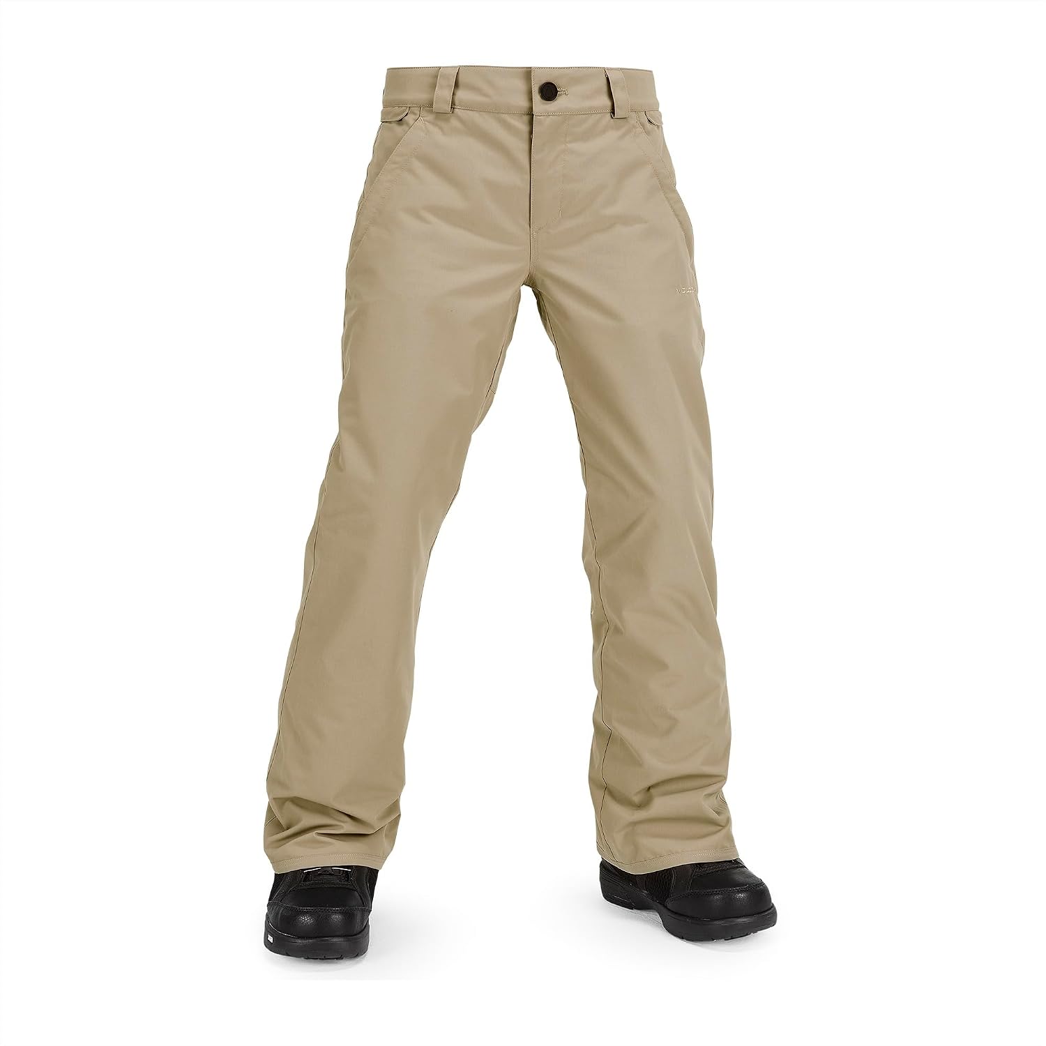 Volcom Boys' Freakin Chino Youth Insulated Snowboard Ski Pant Dark Khaki S4