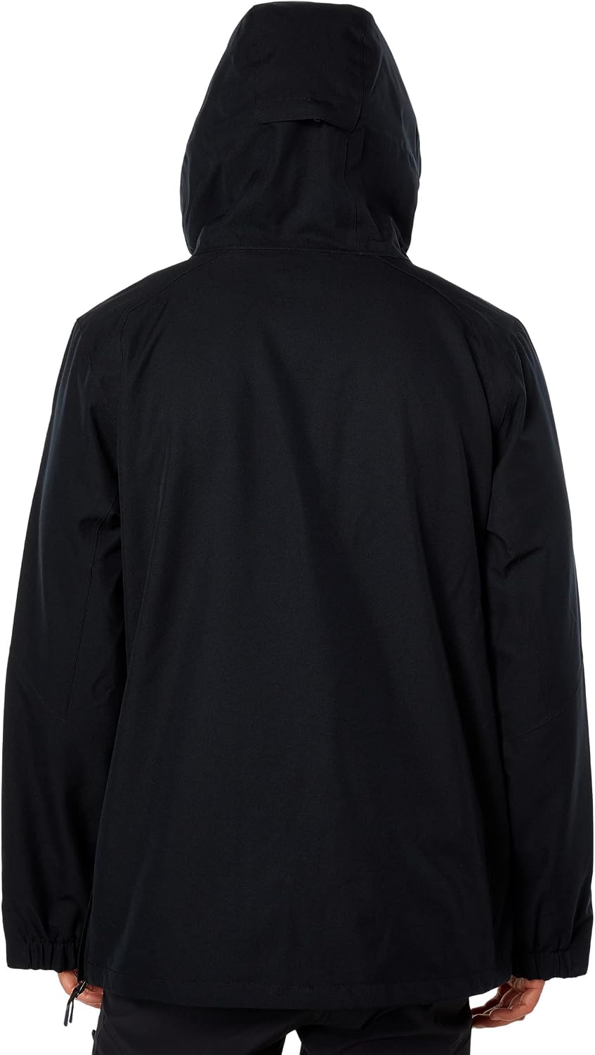 Volcom Men's Brighton Pullover Anarok Hooded Snowboard Jacket Black