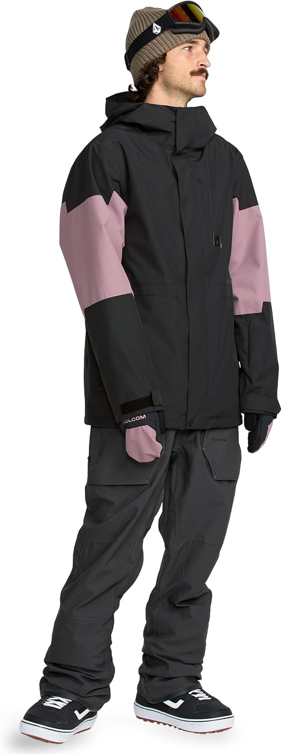 Volcom Men's Primry Insulated Snowboard Winter Ski Jacket Pale Mauve
