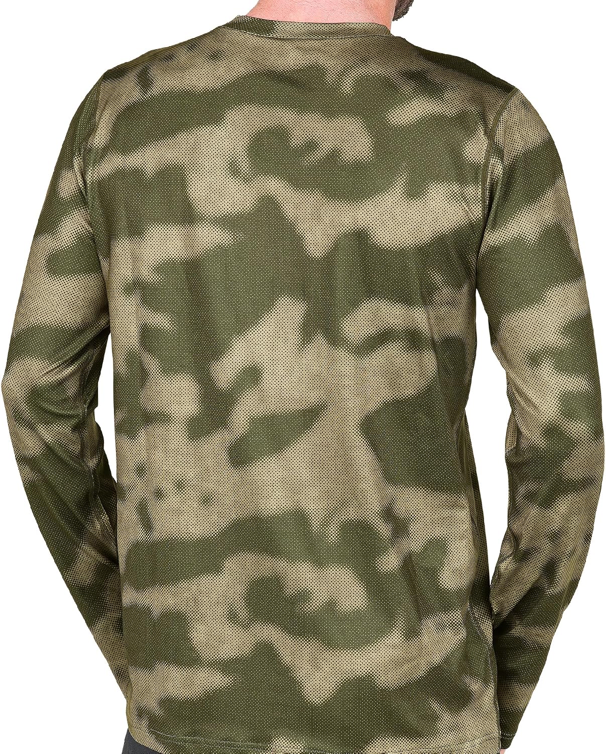 Volcom Men's V-Science Midweight Thermal Base Layer Long Sleeve Shirt Camouflage