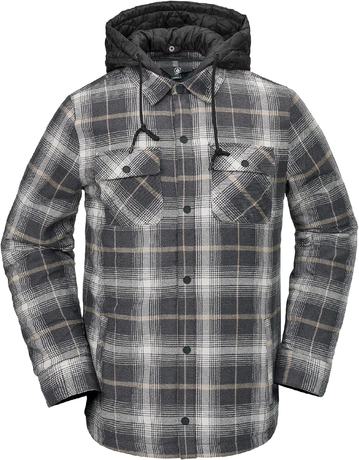 Volcom Men's Field Insulated Flannel Stone S5
