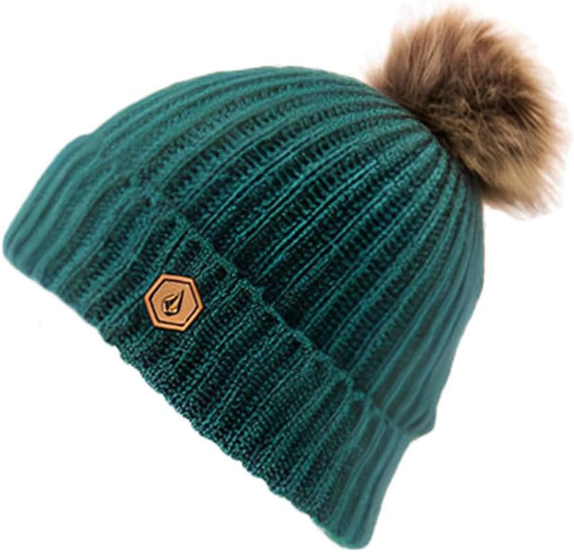 Volcom Women's V.co Lyra Snowboard Ski Beanie Balsam S4