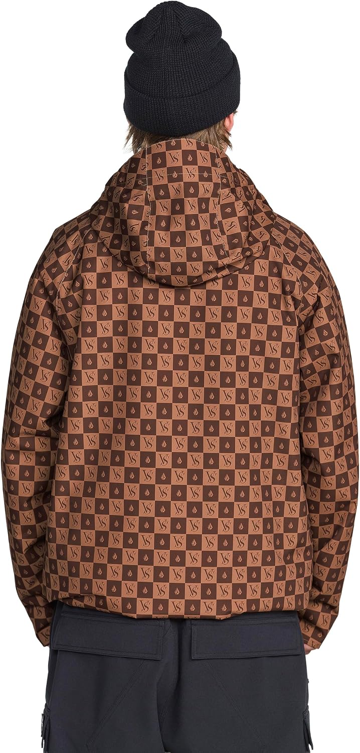 Volcom Men's 2836 Insulated Snowboard Jacket Brown