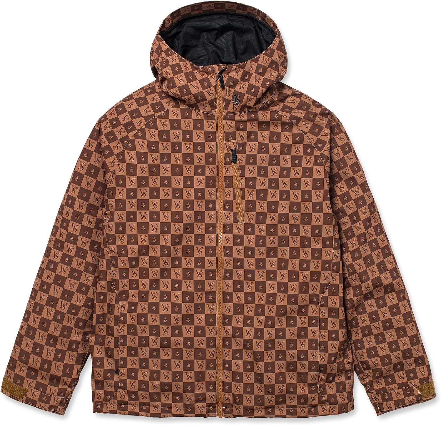 Volcom Men's 2836 Insulated Snowboard Jacket Brown