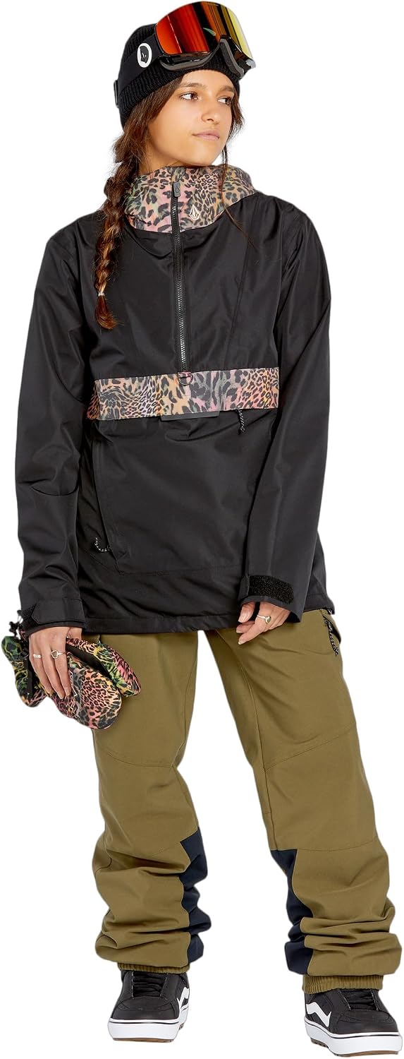 Volcom Women's Ashfield Anarok Snowboard Ski Jacket Black