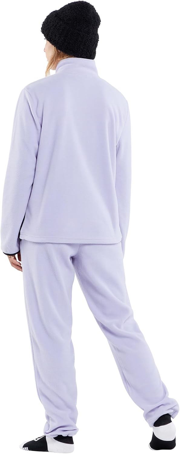 Volcom Women's Polar Fleece 12 Zip Snowboard Ski Baselayer Lilac Ash S4