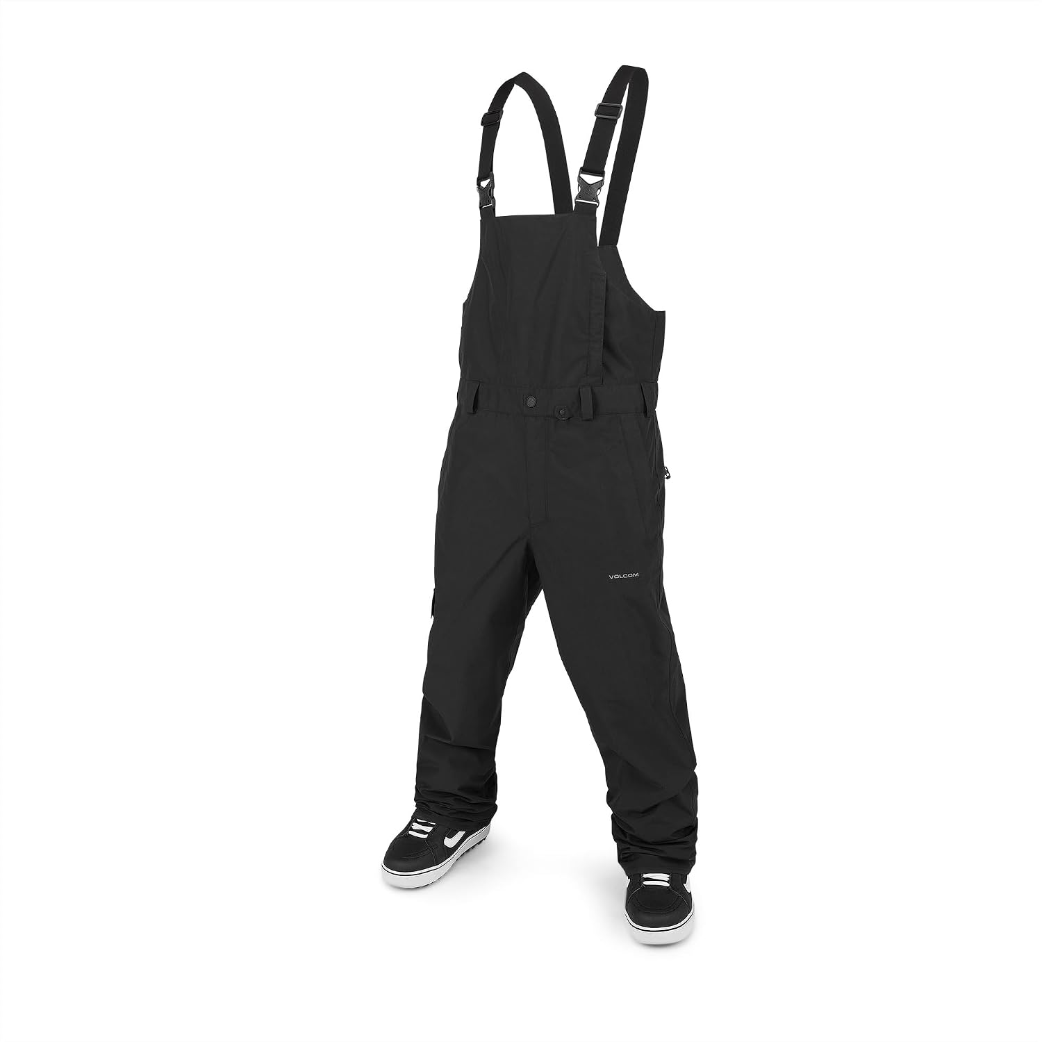 Volcom Men's V.co Sparta Bib Overall Snowboard Pant Black White